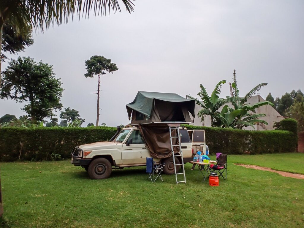 4x4 self drive Uganda with a rooftop tent